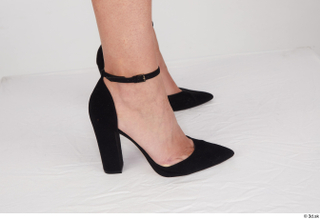 Babbie black high heels sandals business foot shoes 0003.jpg
